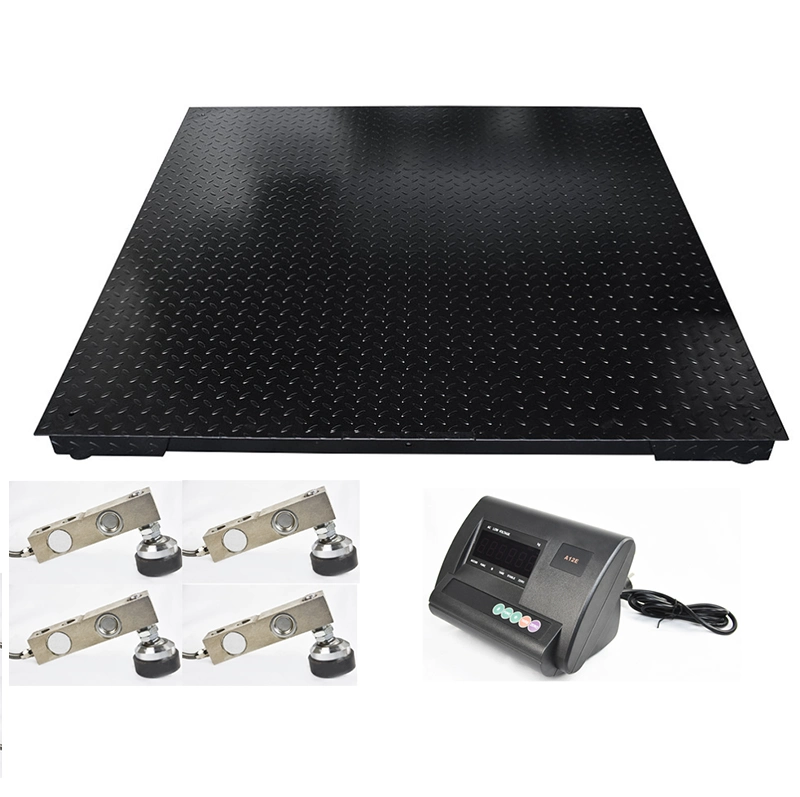 High Accuracy 3ton 1.2X1.2m Digital Floor Weighing Scale