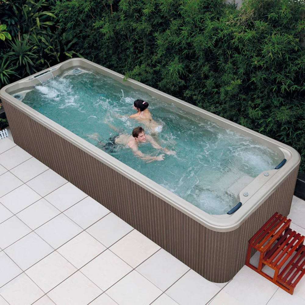Garden Whirlpool Mini Outdoor Swimming Pool Hot Tub Combo