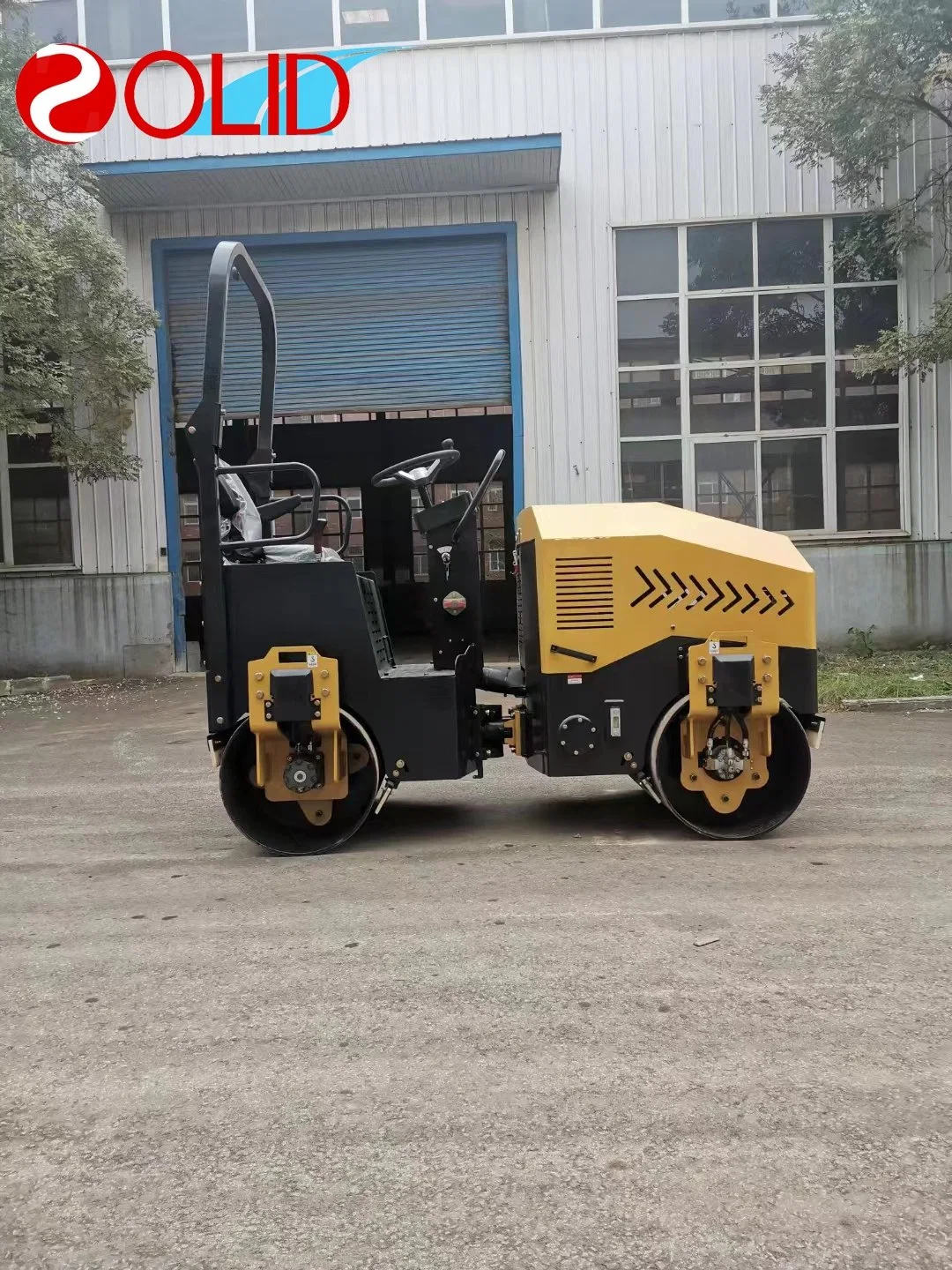 Solid Brand New Mini Road Roller 2ton with Double Drum for Road Construction