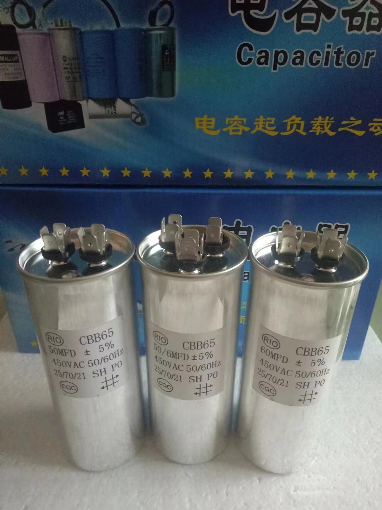 Factory Sale Air Conditioning Capacitors Cbb65 AC Motor Running Capacitors Cbb65 Capacitors