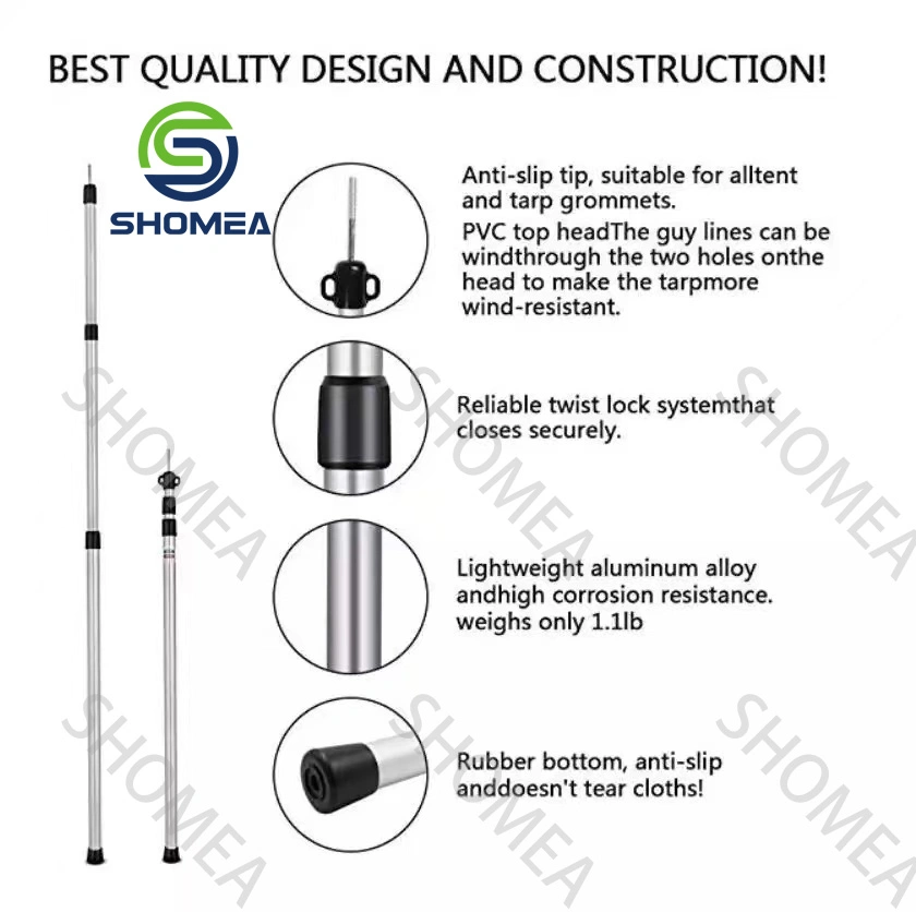 Customized Collapsible Aluminum Grow Tent Poles