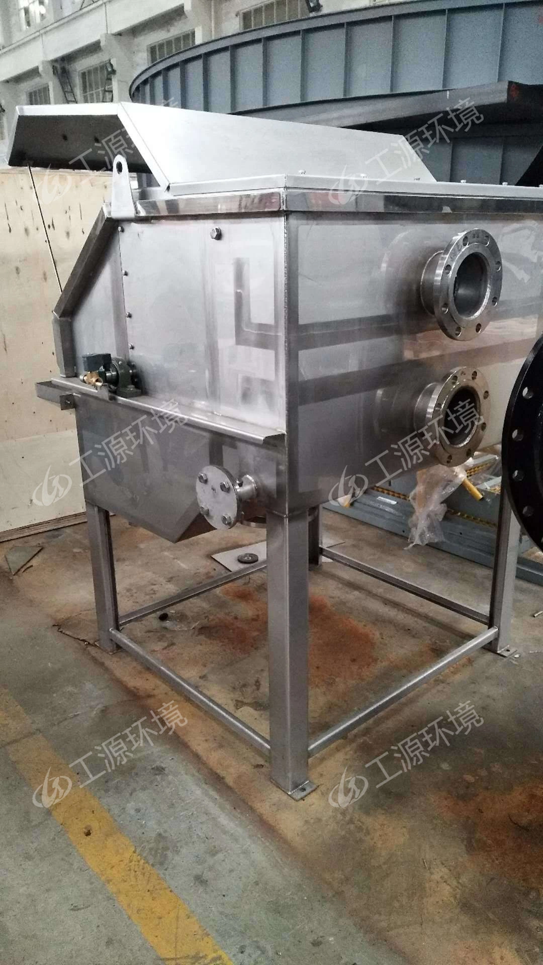 Stainless Steel Rotary Drum Screen Solids Removal Machine Sewage Treatment Equipment