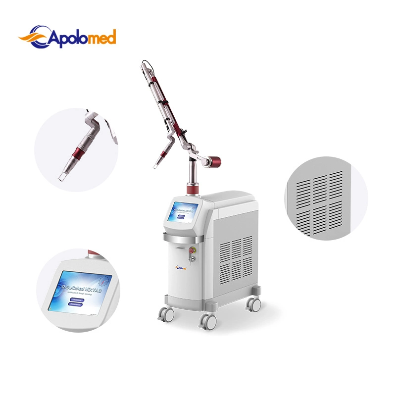 Q Interruptor ND YAG Laser Equipamento remoção tatuagem interruptor ND Equipamento de beleza para remoção de tatuagens da Máquina Médica a Laser YAG Rejuvenescimento