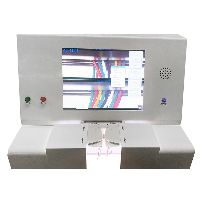 Faisceau de fils à deux rangées automatique sur le fil analyseur de couleurs de séquence avec la CE