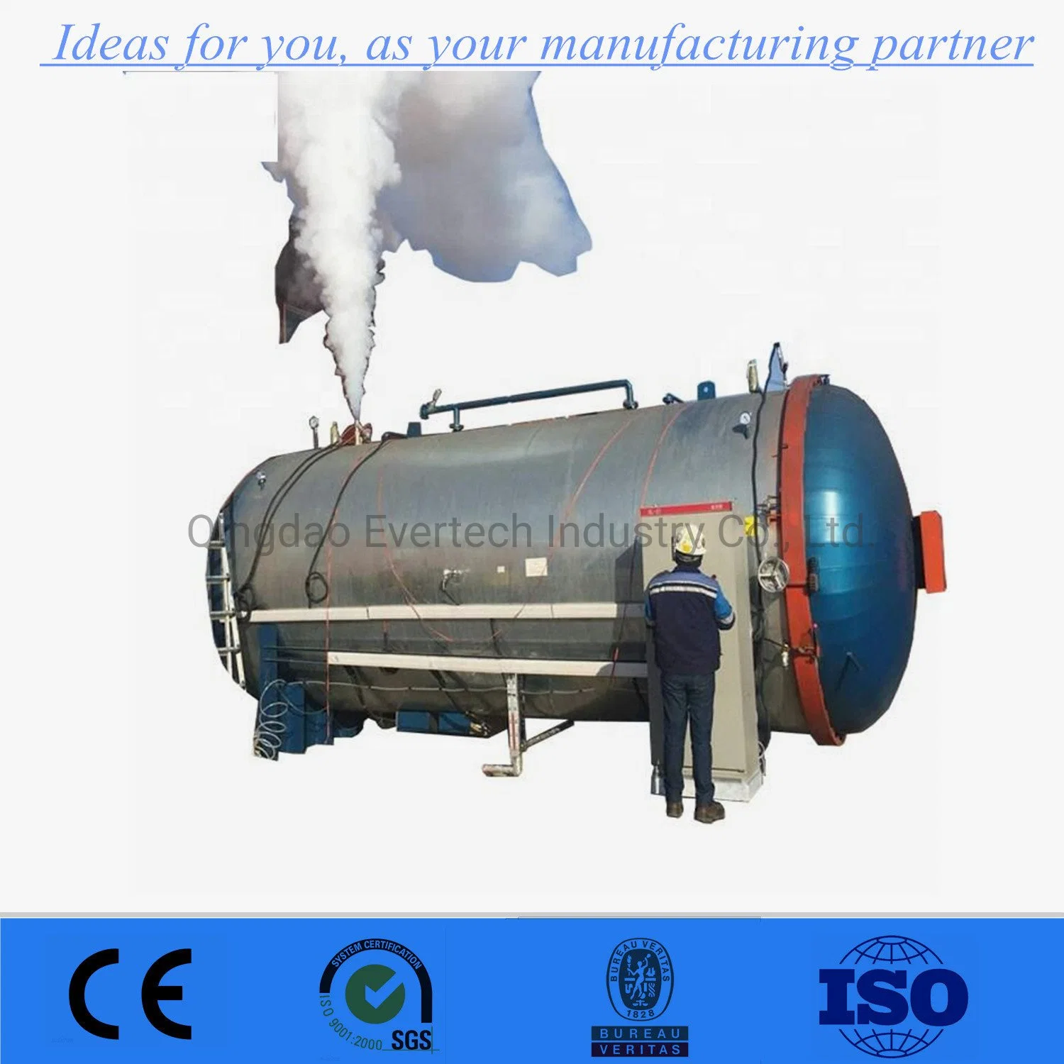 Factory Direct Sale Vulcanization Rubber Roller Autoclave Machine