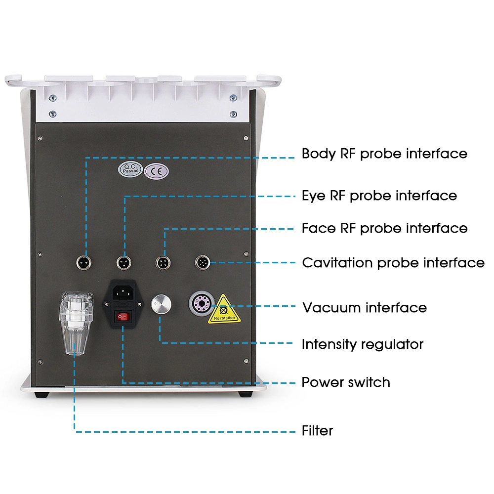 Strong Energy Output 5 in 1 RF Vacuum 40K Cavitation Slimming Machine Ultrasound Cavitation Fat Loss Machine