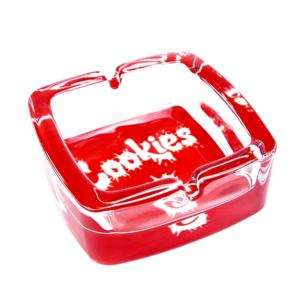 Wholesale/Supplier Custom 90mm Square Smoking Accessories Ashtray Glow