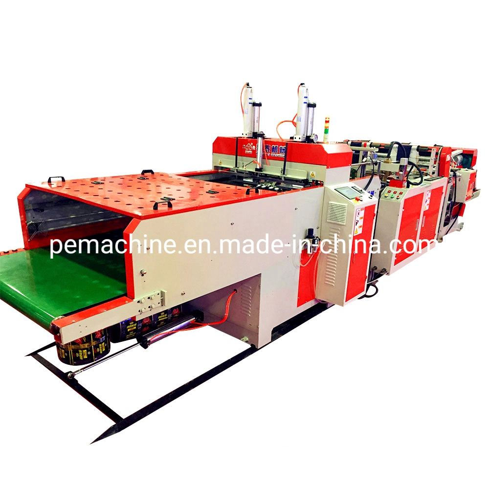 Full Automatic High Speed T-Shirt Biodegradable Plastic Shopping Bag Making Machine