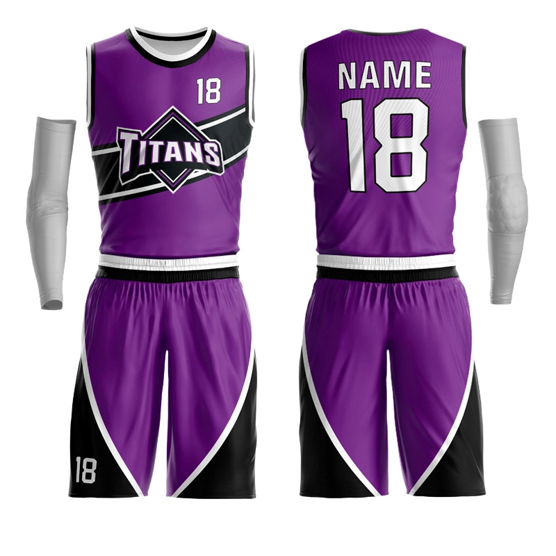 Custom Großhandel/Lieferant Jersey Sport Blank Sublimation Basketball Uniform Tragen