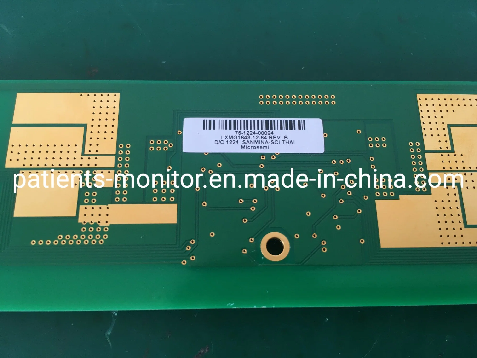 Monitor de paciente Philips MP70 placa de alta presión Lxmg1643-12-64 Rev. 8