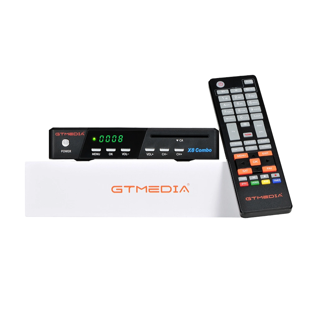 Récepteur satellite câblé GTMedia X8combo DVB S2X T2