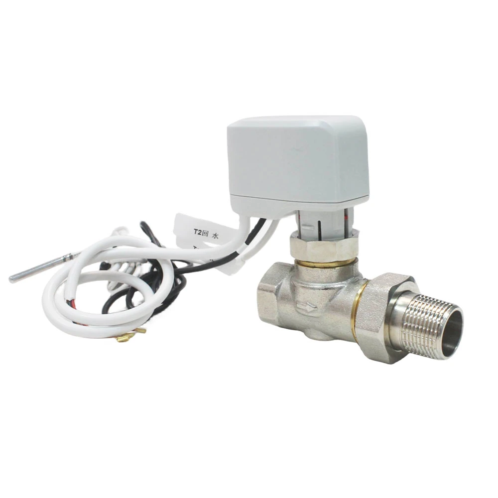 CE Approved Brass Pressure Independent Control Valve Balancing Valve Picv with Electric Actuator