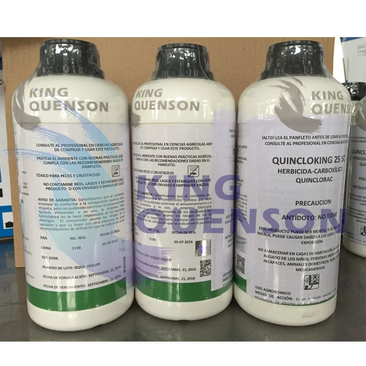 16 Years Agrochemical Manufacturer Weed Control Quinclorac 25% Sc