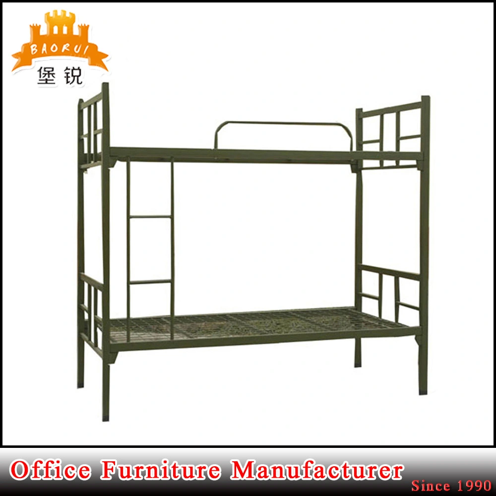 Bedroom Furniture Metal Bunk Beds Iron Cheap 2 Layer Bed Frame Adult Bunker Bed