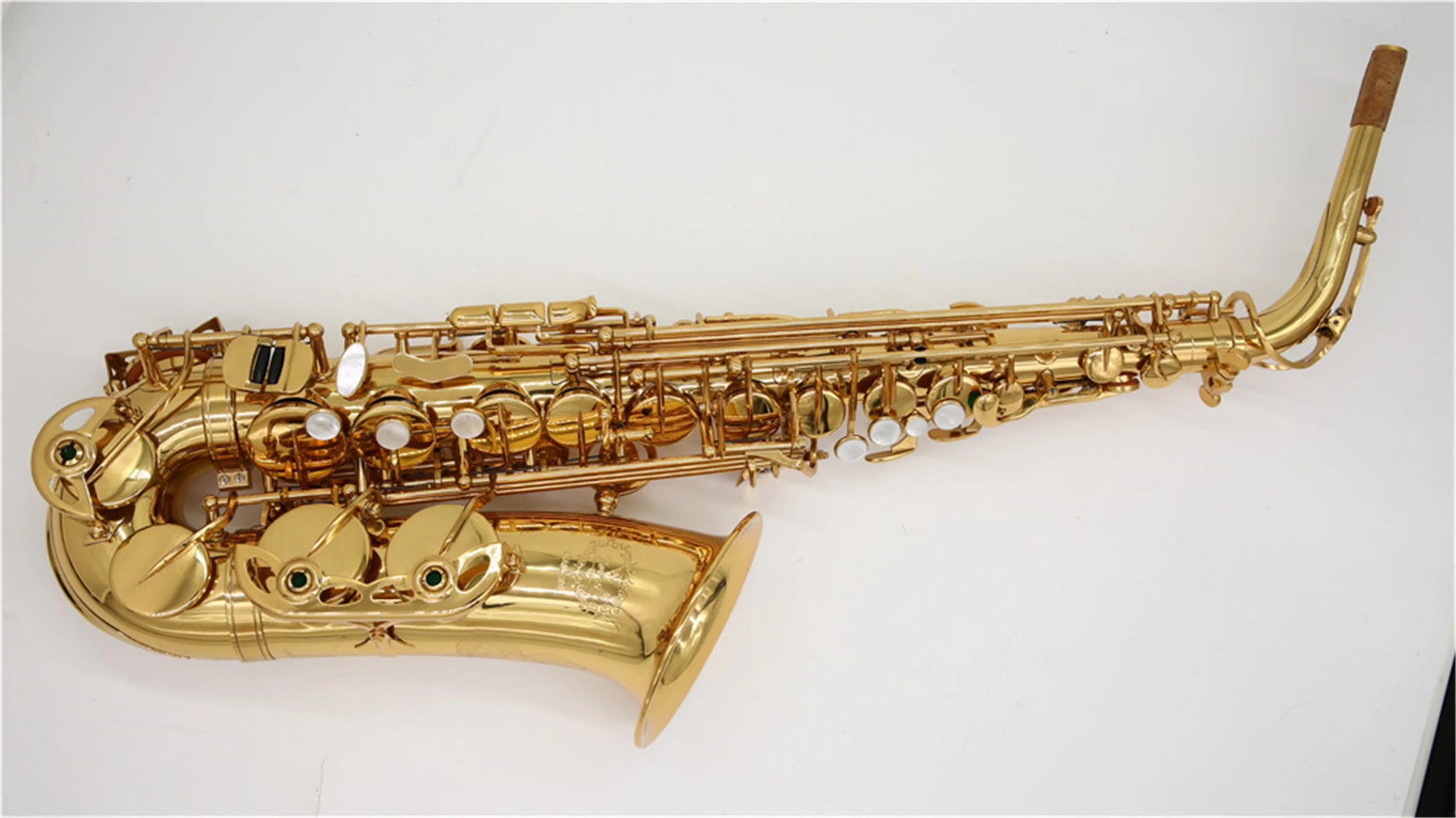 Manufacture Alto Saxophone Gold Lacquer Student Beginner Sax