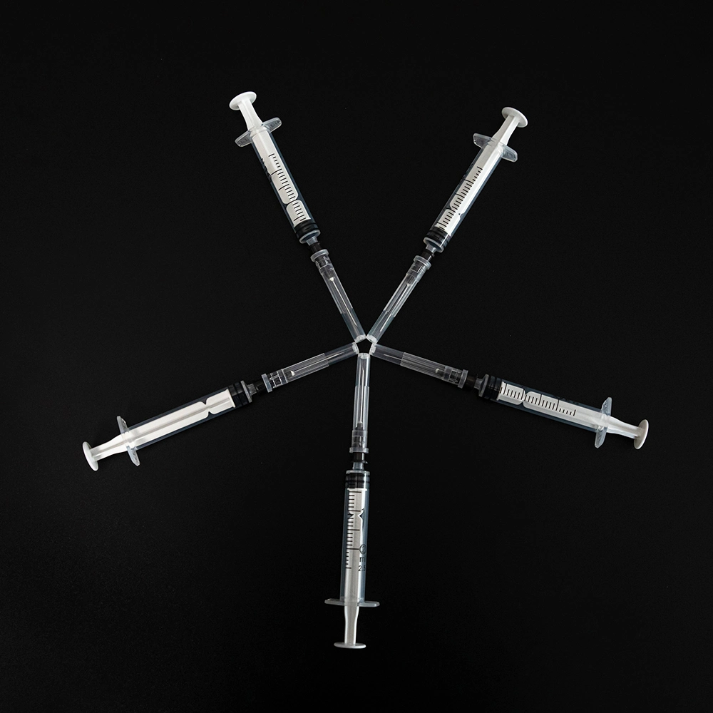 Medical Luer Lock or Luer Slip 2/3 Ml Disposable Syringe with or Without Needle