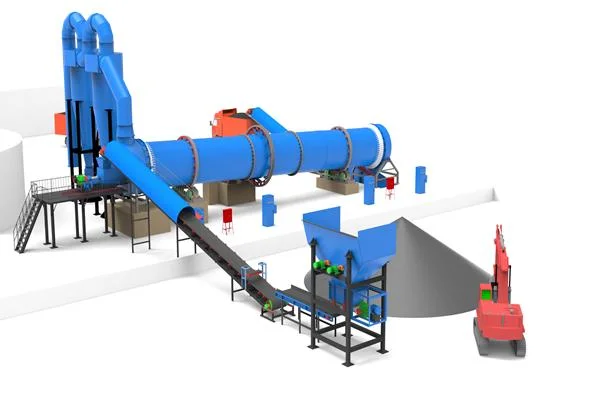 L'exploitation minière de la bentonite Système de séchage à tambour rotatif séchoir rotatif 1,8 x12m à partir de prix d'usine Gongyi Baoyuan