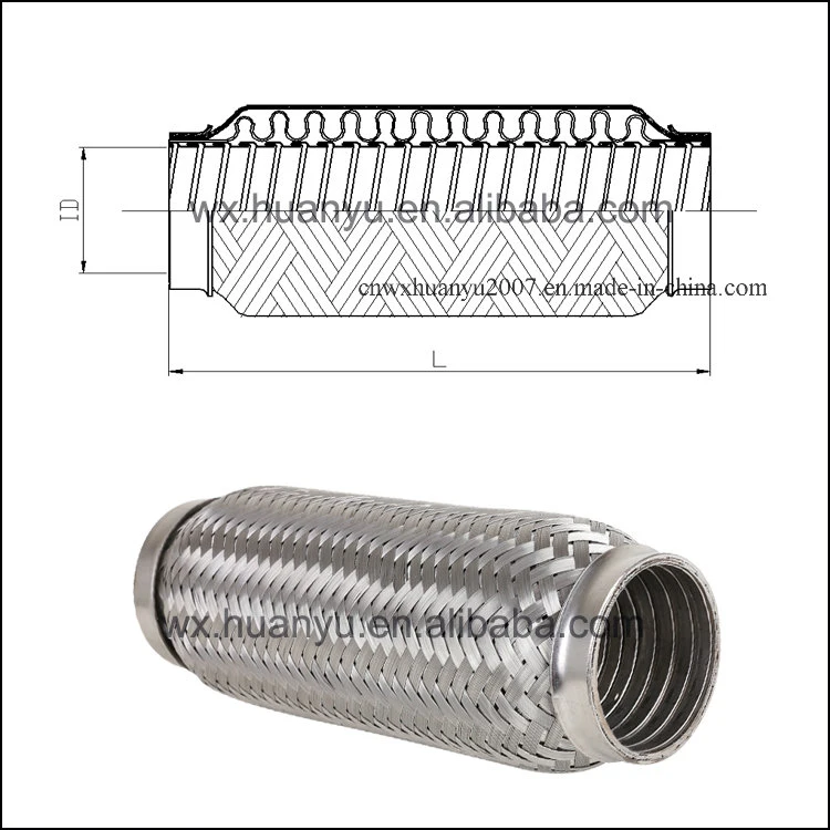 Manufactory Custom with Interlock Exhaust Flexible Pipe