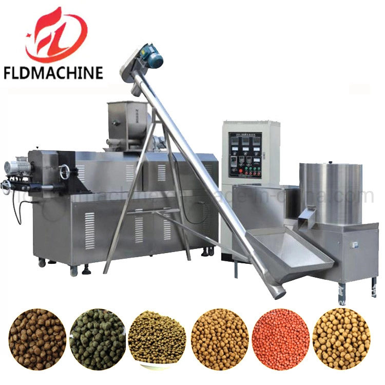 China Famous Pet Machinery Factory Animal Dog Feed Extruder Pellet Floating Fish Food Machine