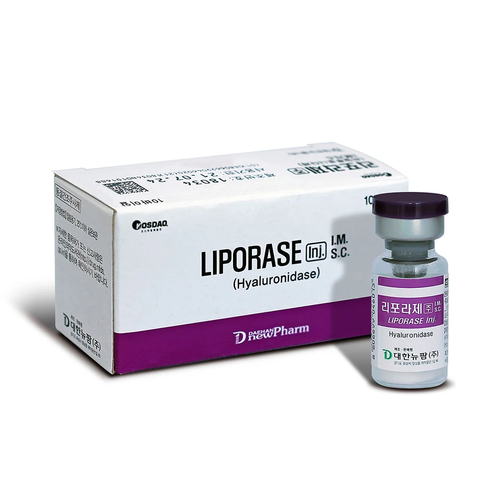 Liporase disolver ácido hialurónico Hyaluronidase disuelve Liporase Liporase Inyección retirar los rellenos Lisozima disolver el relleno