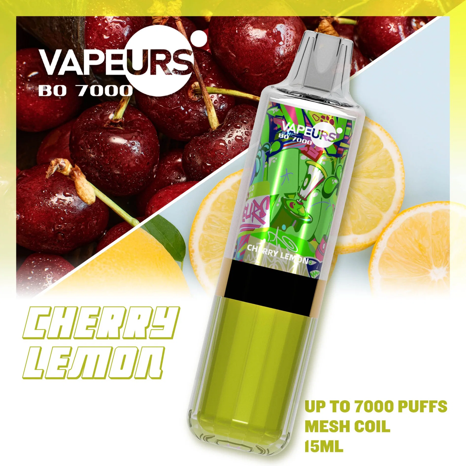 Vente en gros 5000 6000 7000 Puffs Vape Pen Crystal Bar E Cigarette avec prix usine