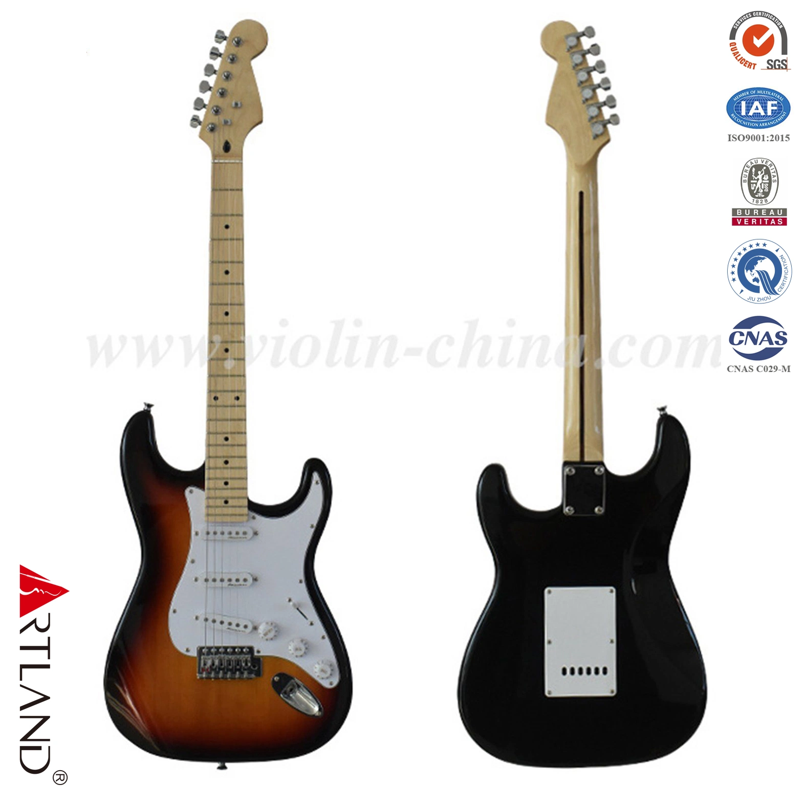 Cheap Bass Wood Style Electric Guitar (EG002)