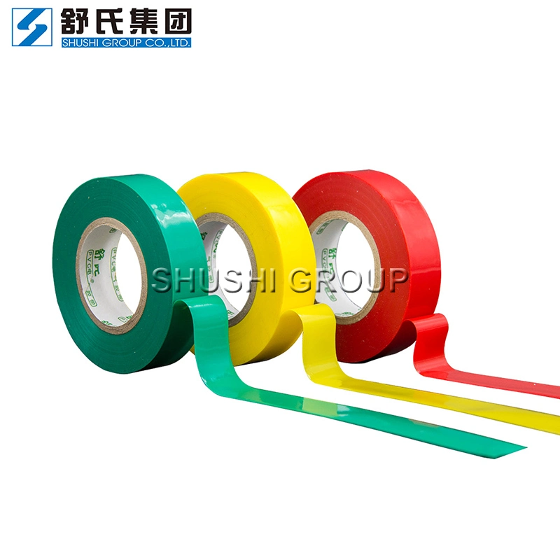 Yellow Vinyl Tape Flame Retardant Insulation Electrical Tape Shining Surface