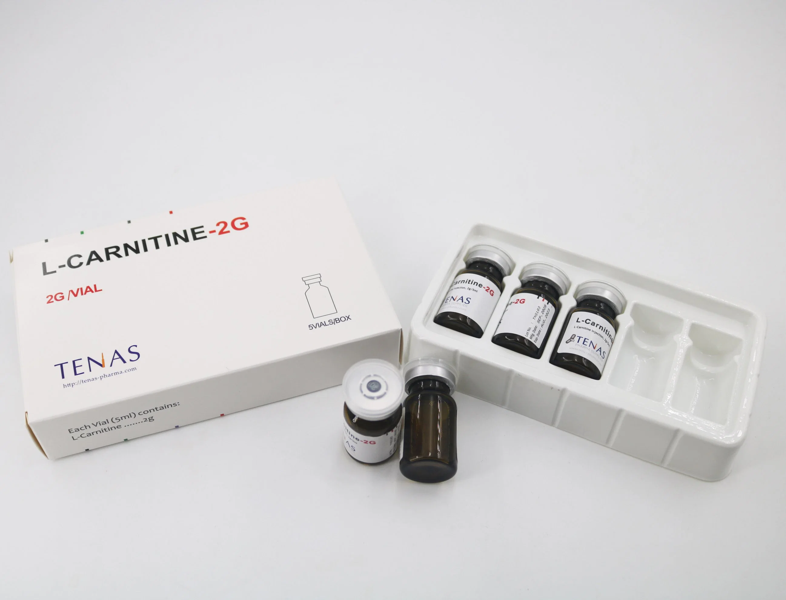 1G levocarnitina L-Carnitina inyectable para adelgazar Belleza y pérdida de peso