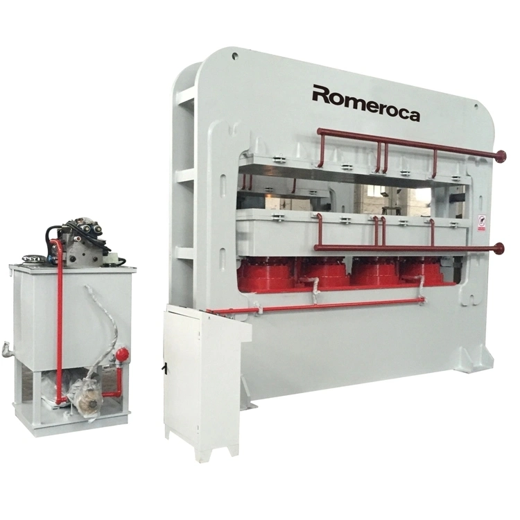 Plancha de Contrachapado de placa caliente/máquina de laminación de prensa caliente/máquina de prensa hidráulica de melamina