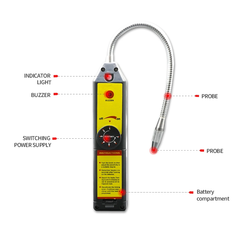 Wjl-6000 Halogen Leak Detector Refrigerant Leak Detector