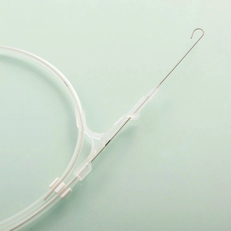 Disposable Hemodialysis Catheter Dialysis Tube Double Lumen Curved Tube