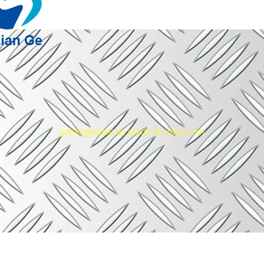 Liange 0.2mm 0.5mm Thin Thickness 2024 3003 6061 7075 5083 6082 T651 T6 Embossed Checkered Tread Alloy Aluminum Plate Sheet