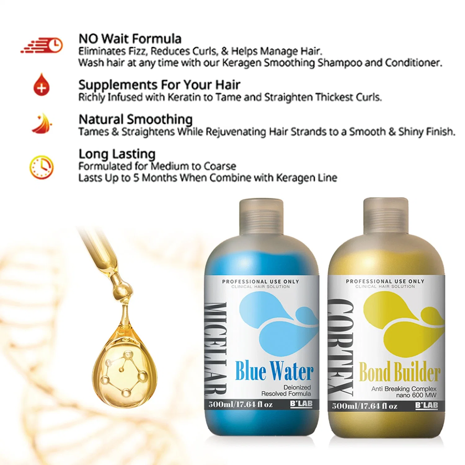 Clinical Hair Deep Repair Fiber Bond Builder Nano Care Product Hair Treatment