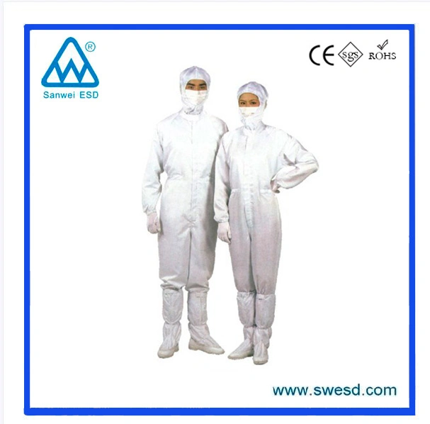 ESD Cleanroom Clothes Anti-Static Coverall Clothing (3W-9305)