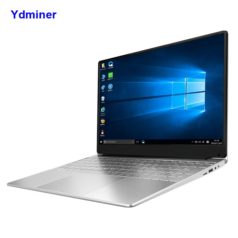 Tragbare Laptops Kunststoff und Stahl PC Notebook-Computer 15,6 Zoll Mit Window 10 yd-Lp16