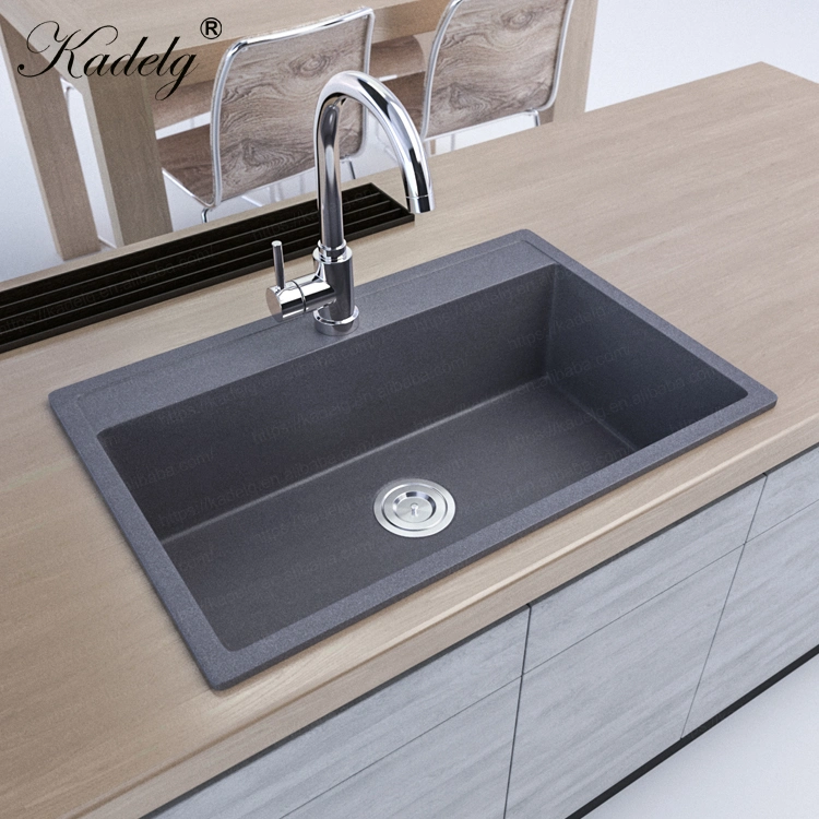 Kadelg New Stylish Nano Single Bowl Marble Sink Handmade Elkay Kitchen Sink