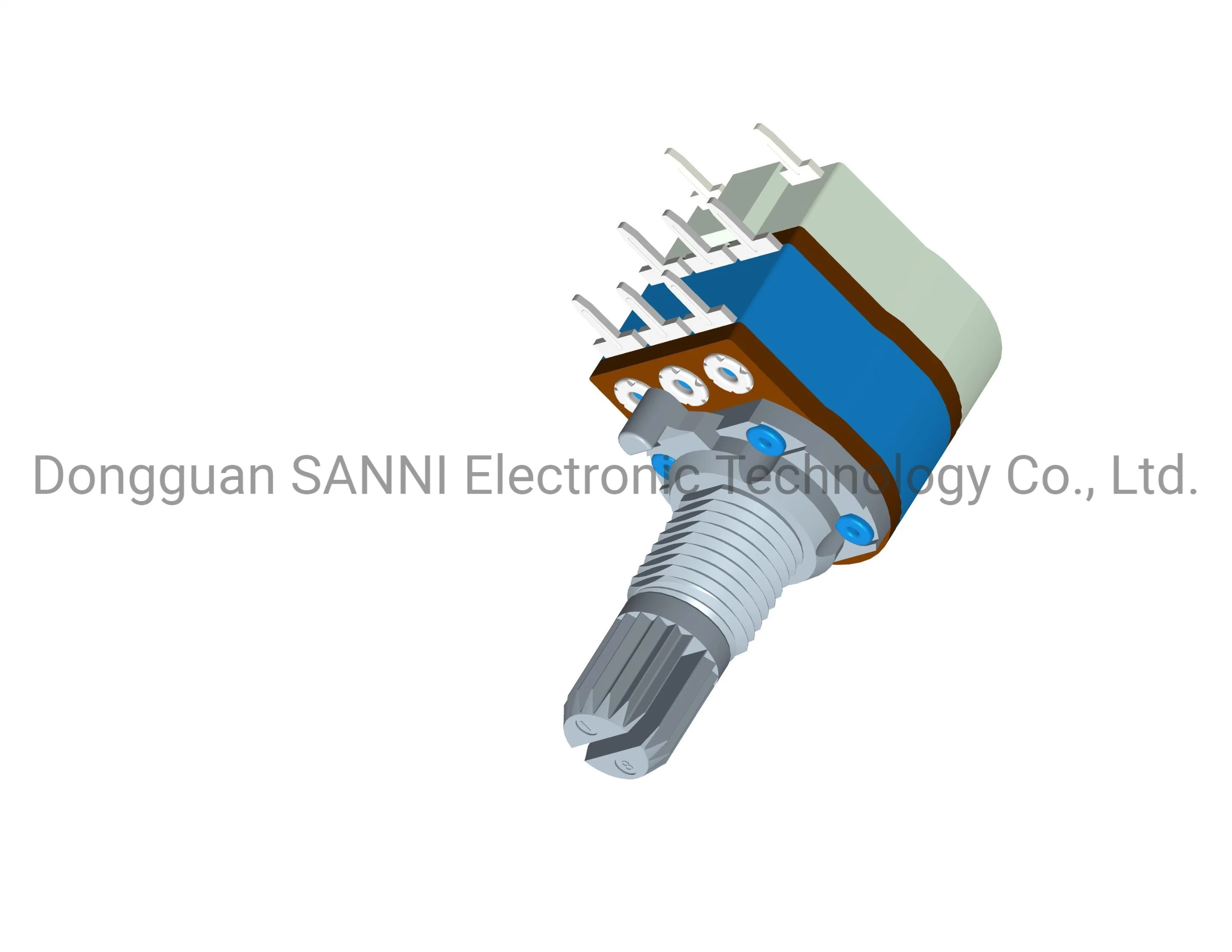 مقياس جهد عمود RV12321gska 12mm محكم الغلق مع مفتاح