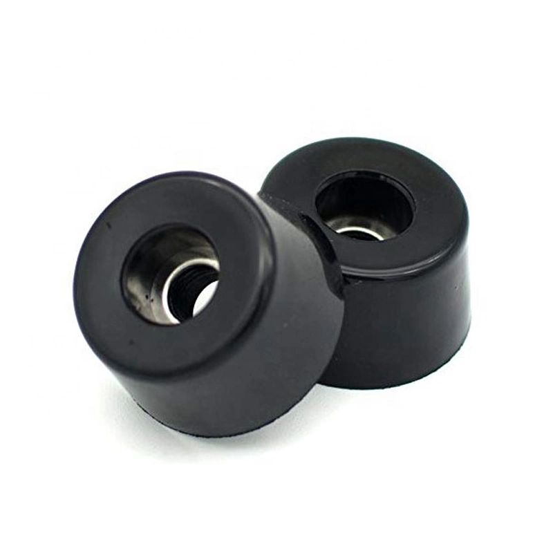 Protective 2 Inches Eectronic Round Tapered Screwed Threaded Rubber Feet