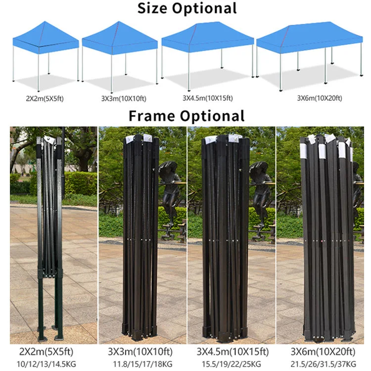 Canopy Tent Outdoor Party Marquee Tent Hard Top Roof Top Tent Aluminum Frame