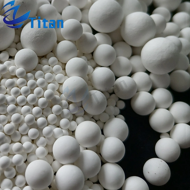 Aluminiumoxid Keramik Ball White Keramik Industrial Tower Verpackung Ball Inert Keramik Aluminiumoxid Unterstützung Media Balls Inert Keramik Ball für chemische Füllung