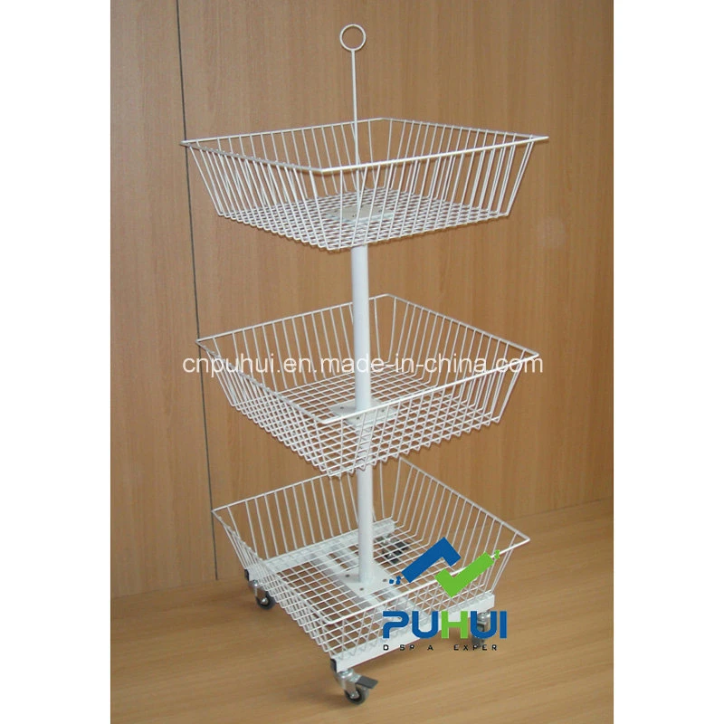 5 Schicht Spinning Stahldraht Bin Plüsch Spielzeug Metall Rack Anzeige (PHY205)