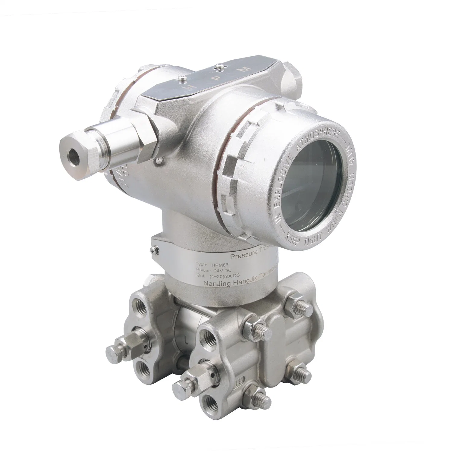 4-20mA+HART Differential Pressure Explosion Proof High Accuracy Pressure Transmitter