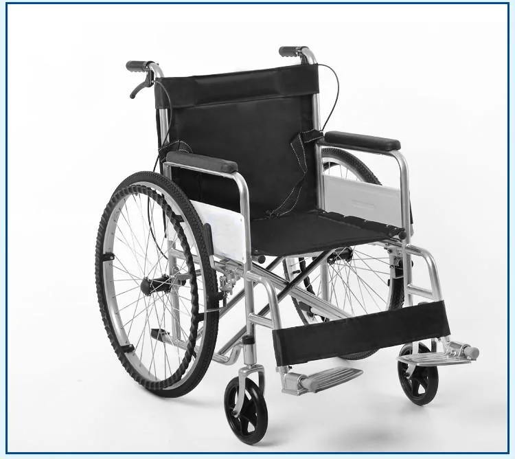 2022 de acero más vendidos de Amazon usa silla de ruedas manual Hospital Silla de ruedas plegable