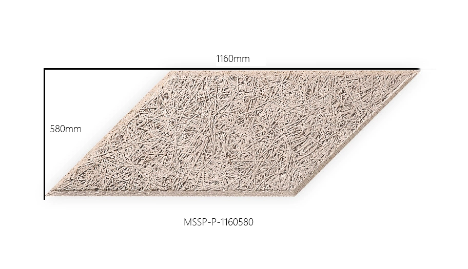 Control Sound and Eliminate Noise Wall Finish Wood Wool Acoustic Panels for Interior