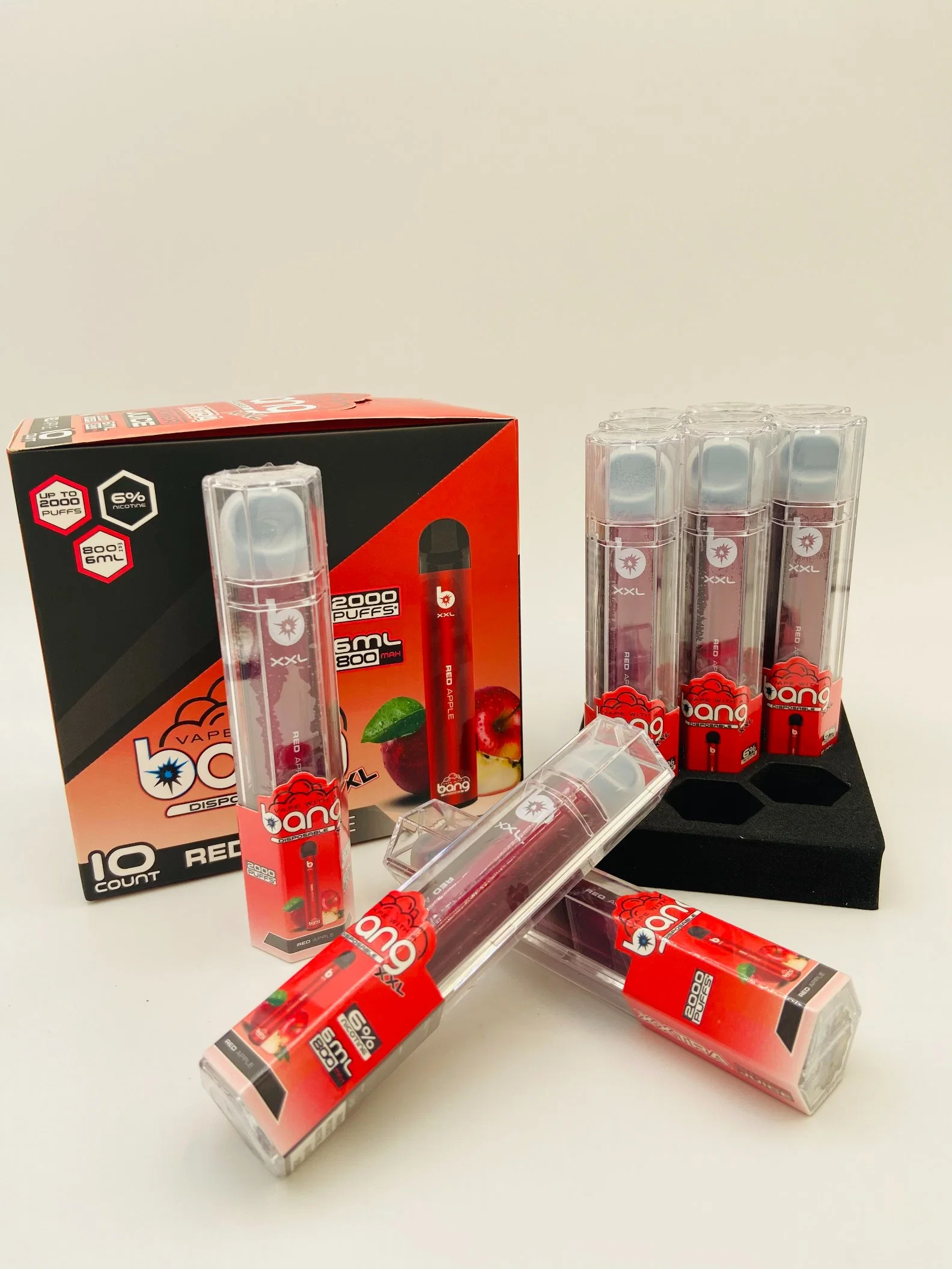 Hot Selling 2000 Puffs 2% Nicotine Vaporizer Pen with 6 Ml E-Liquid