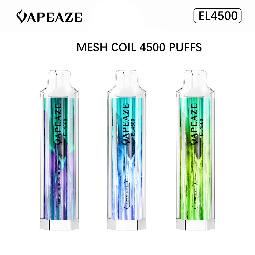 2023 Wholesale/Supplier Vape Factory 4500puffs Crystal 4500 PRO Max Bar Disposable/Chargeable Vaporizer
