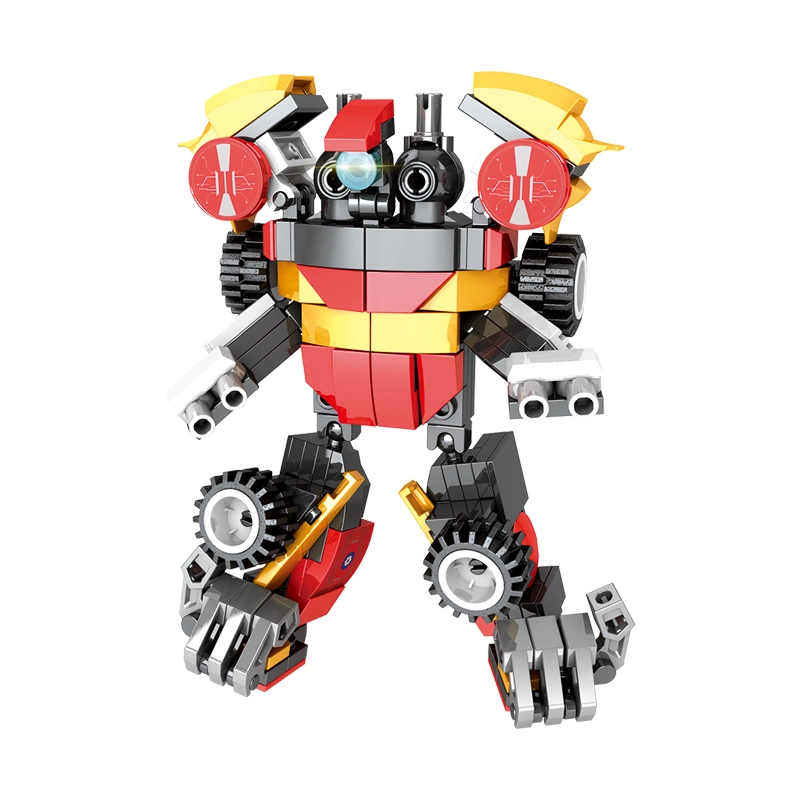 Woma Toys OEM ODM CPC Kids Moc Transform Robot Model Educational Environmentally Friendly Plastic Building Blocks Brick Set Juguetes Creative DIY Construction