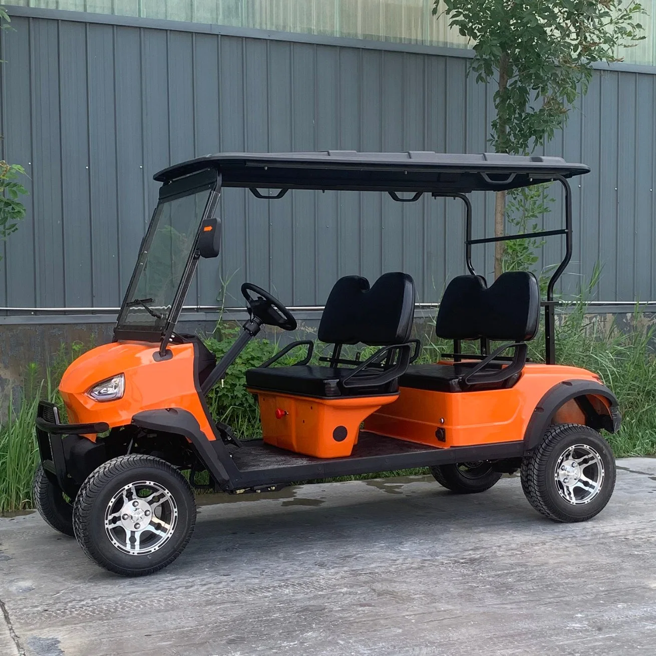 4 Wheel Disc Brake 4 Seater Electric Golf Cart for Hunting Usage