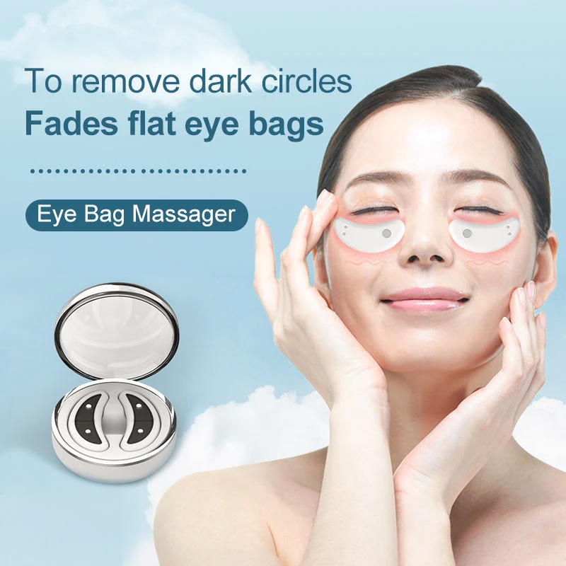 EMS Appareil de massage des yeux pour la beauté, les cernes et la relaxation par vibration électrique. Produits de soin de la peau personnels pour une utilisation à domicile. Introduit l'essence nettoyante.