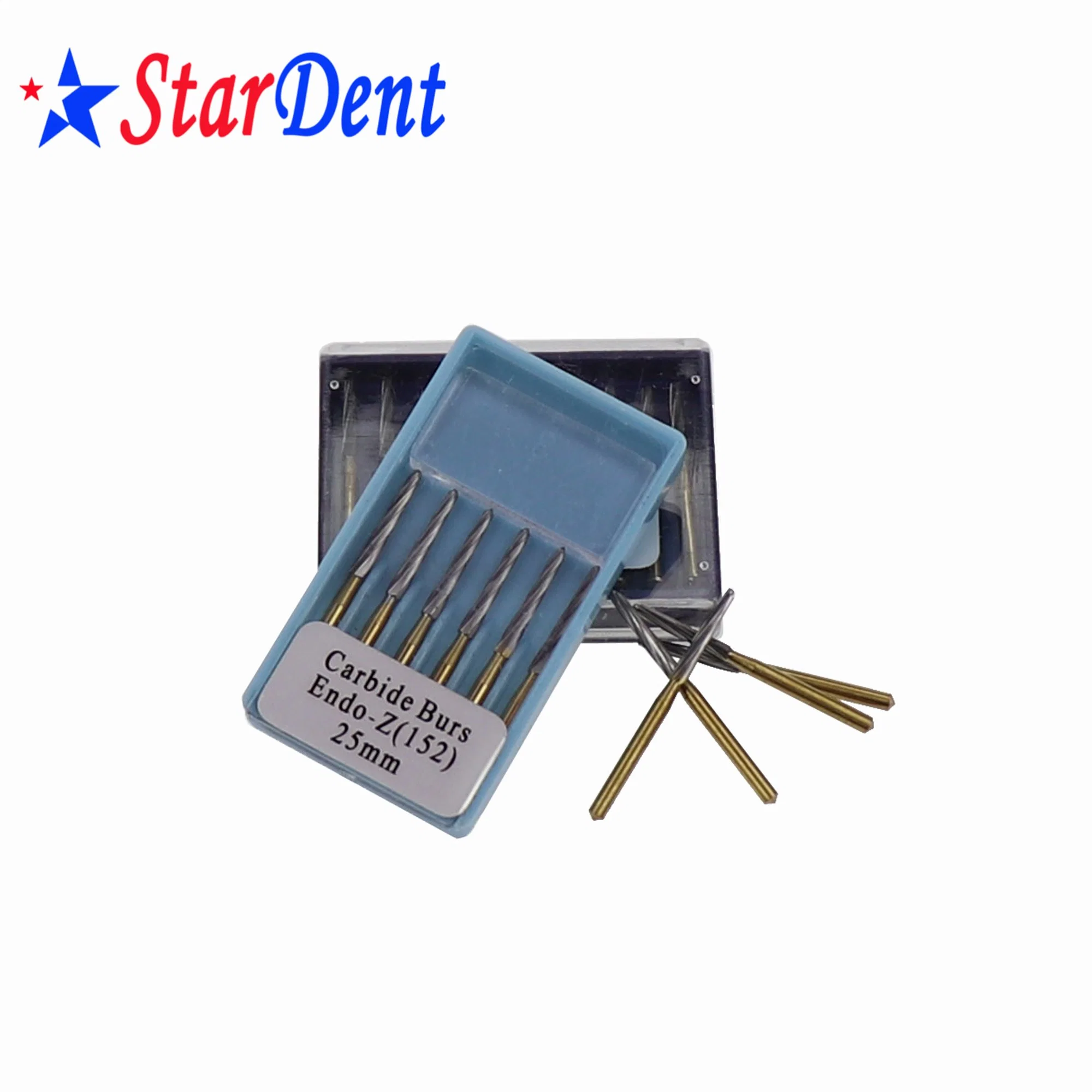 Dental Cutter Materials Carbide Burs Endo-Z with Color Gray/Gold for Cutter